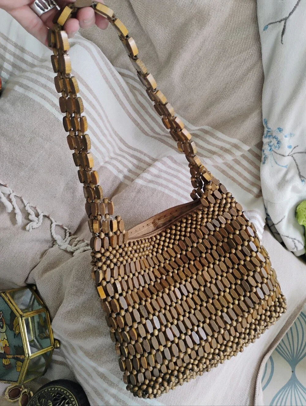 Vintage Bundle Groovy Granny Handbag Sunglass & Pouch